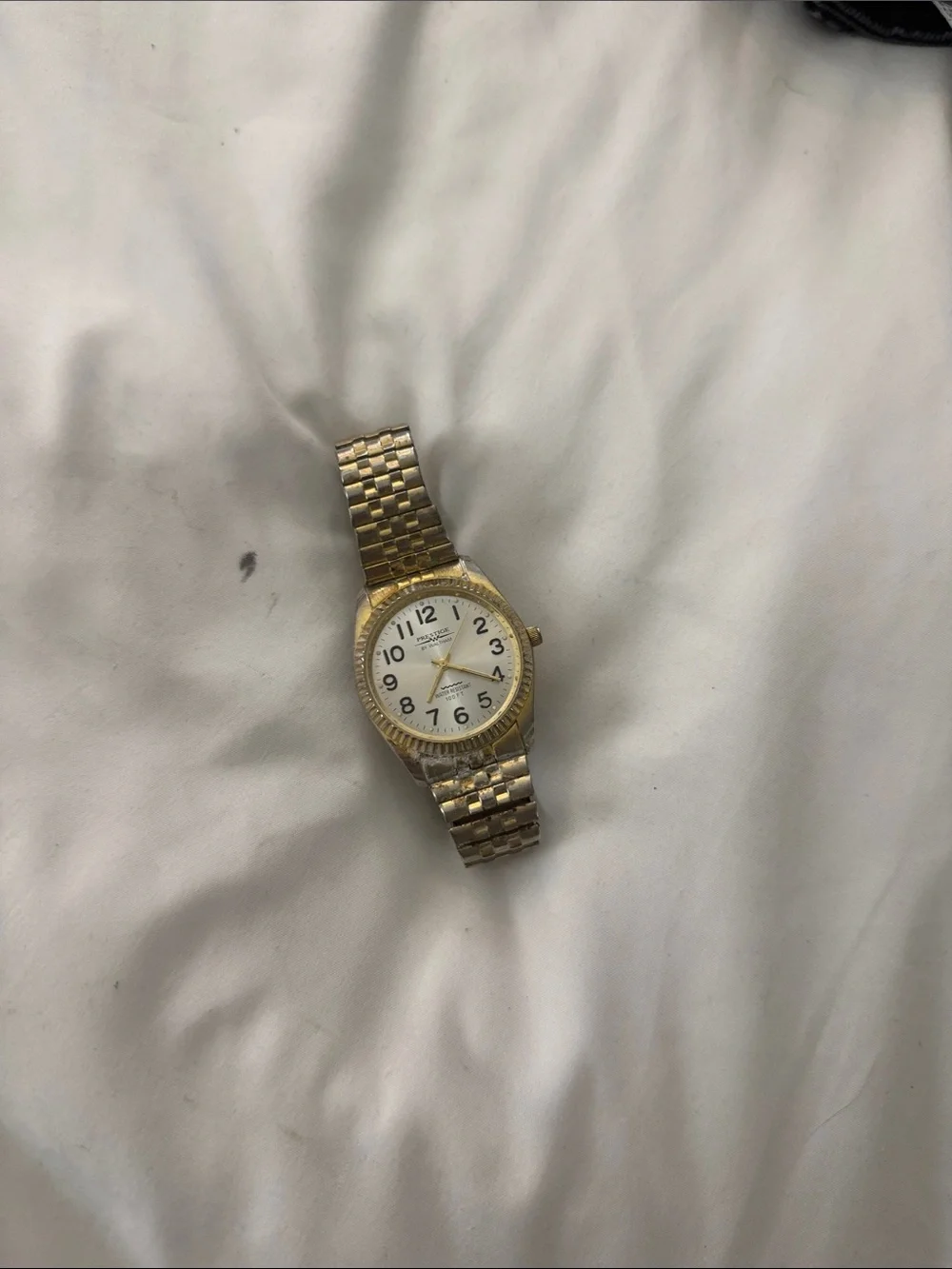 Prestige by Waltham Gold-Tone Men's Watch Vintage